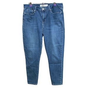 Levi Strauss Signature Mid Rise Skinny Waterless Crop Jeans 14 - W32